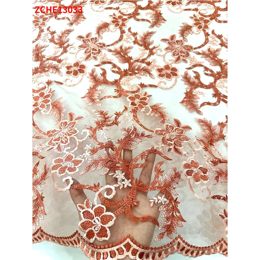 

Африканская кружевная ткань 2022, розовая Кружевная Ткань 5 ярдов для свадьбы, жаккардовая ткань с вышивкой, текстиль, свадебное платье с бисе...