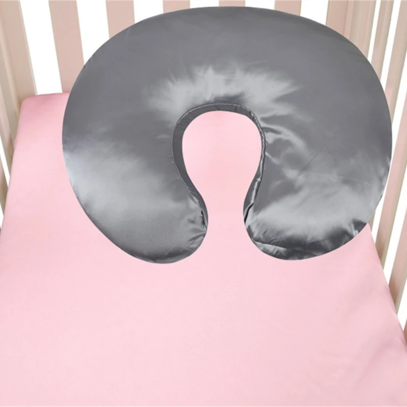 

Baby Nursing Pillow Cover Breathable Nursing Mom Breastfeeding Pillow Cover Removable U-Shape Nursing Pillow Slipcover