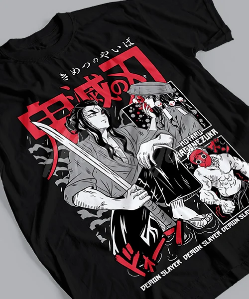 Футболка унисекс рассекающий демонов HOTARU этапы HAGANEZUKA