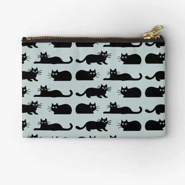 

Black Cat S Zipper Pouches Coin Money Women Storage Wallet Panties Packaging Small Men Socks Underwear Cosmetic Pure Bag Key
