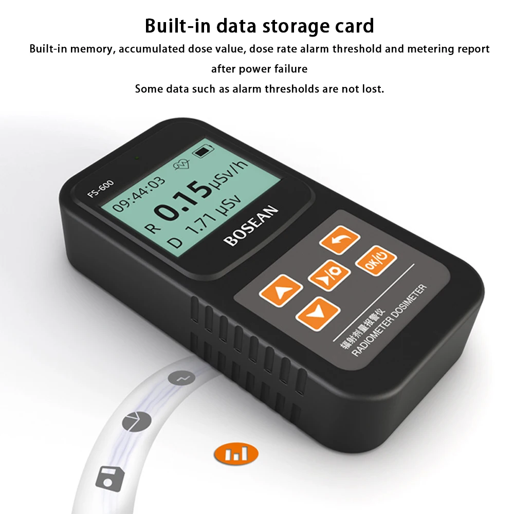 BOSEAN FS-600. Nuclear radiation Detector. Металлоискатель гамма. Гамма детектор