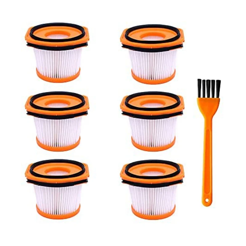 

Hot Sale 6 Pack Replacement Filters For Shark Wandavac Models WS620,WS630,WS632 Vacuums Cleaner Parts,Compare To Part XFFWV360