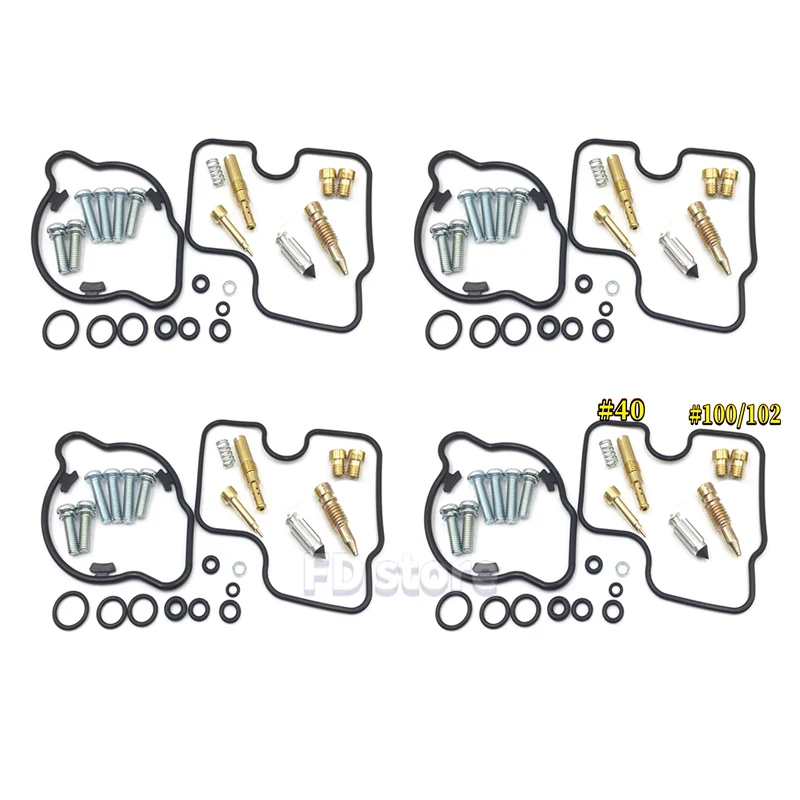 

Для Honda CB600F Hornet PC34 CB 600 F 1998-1999 Ремкомплект карбюратора Главные жиклеры 4 комплекта