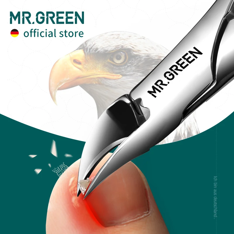 Кусачки MR.GREEN для ногтей ножницы инструменты педикюра и маникюра набор