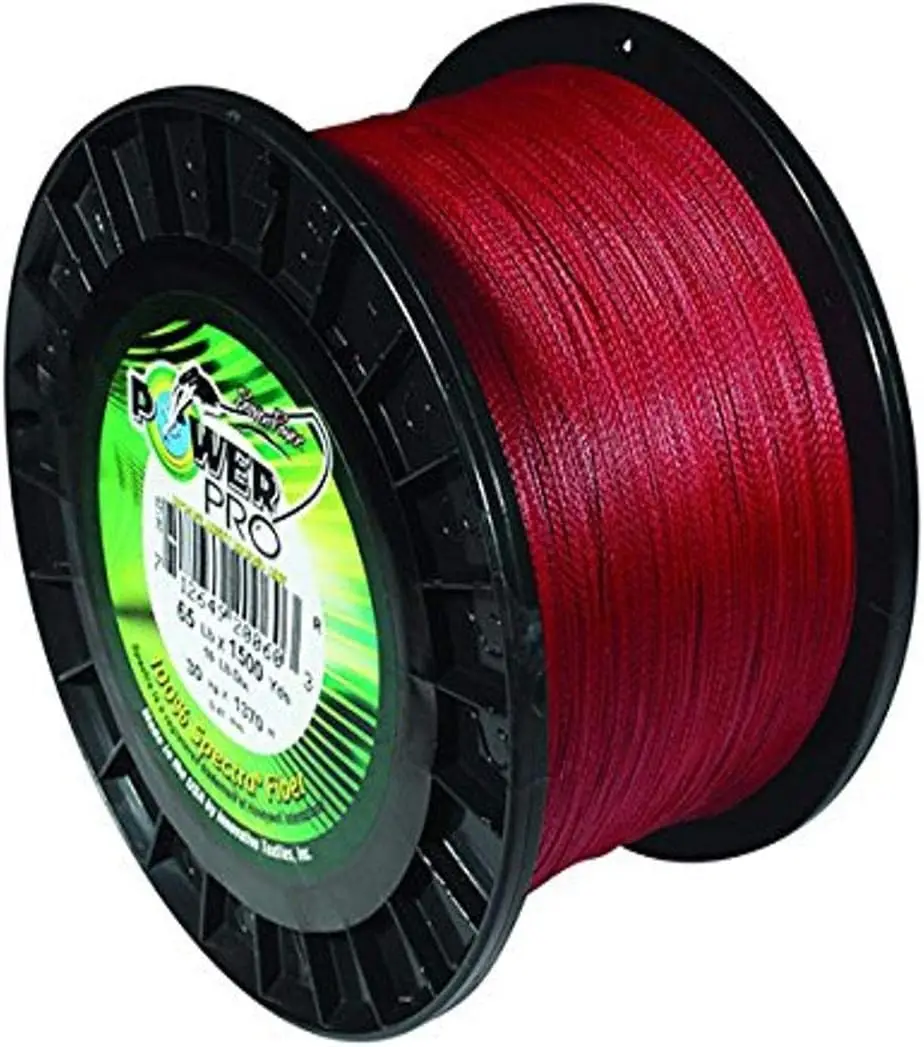 

21100050500V плетеная стандартная рыболовная леска, 5 lb/500 yd, Vermilion Red
