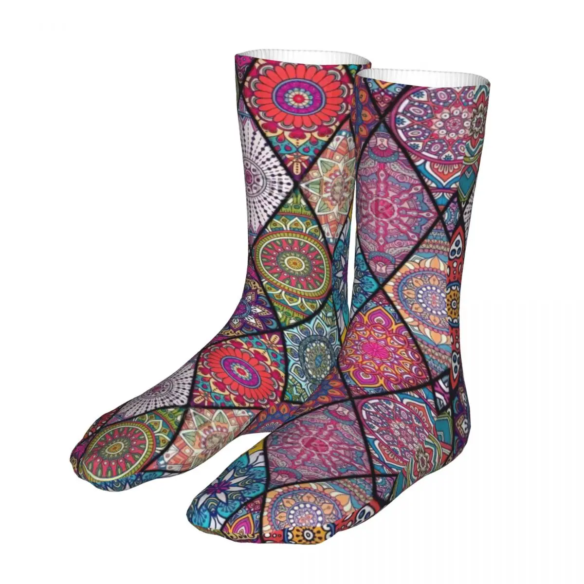 

Female Sport Bohemian Mandala Socks Cotton New Boho Ethnic Woman Sock