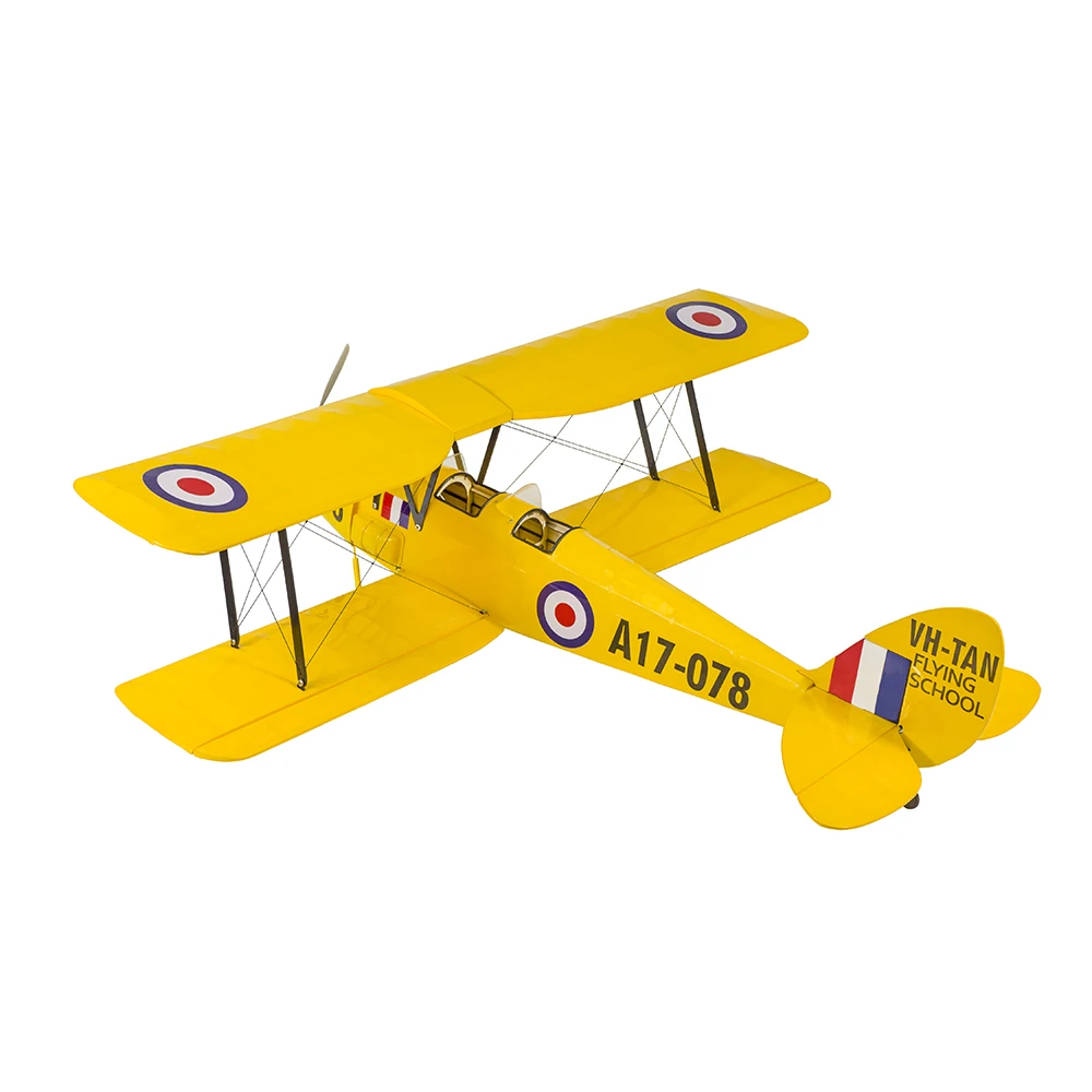 Dancing Wings Hobby ARF RC Balsawood Kit SCG39 Размах крыльев 800 мм Тигровый мотыль WW1 Warbird Биплан