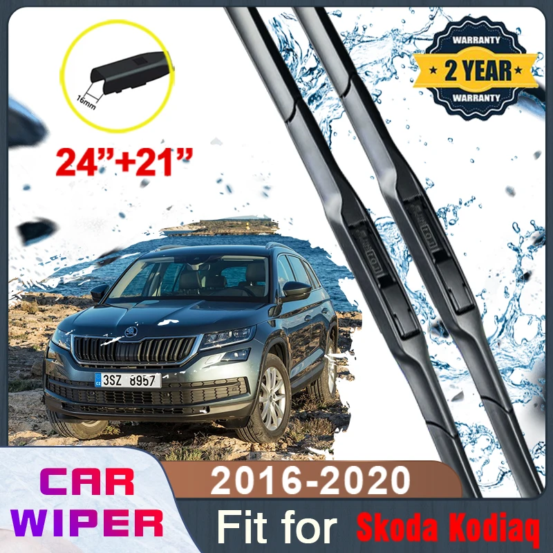 

Car Windshield Wipers For Skoda Kodiaq NS7 2016~2022 Car Front Windscreen Beam Blade Wiper Blade Brushes Auto Accessories 2017