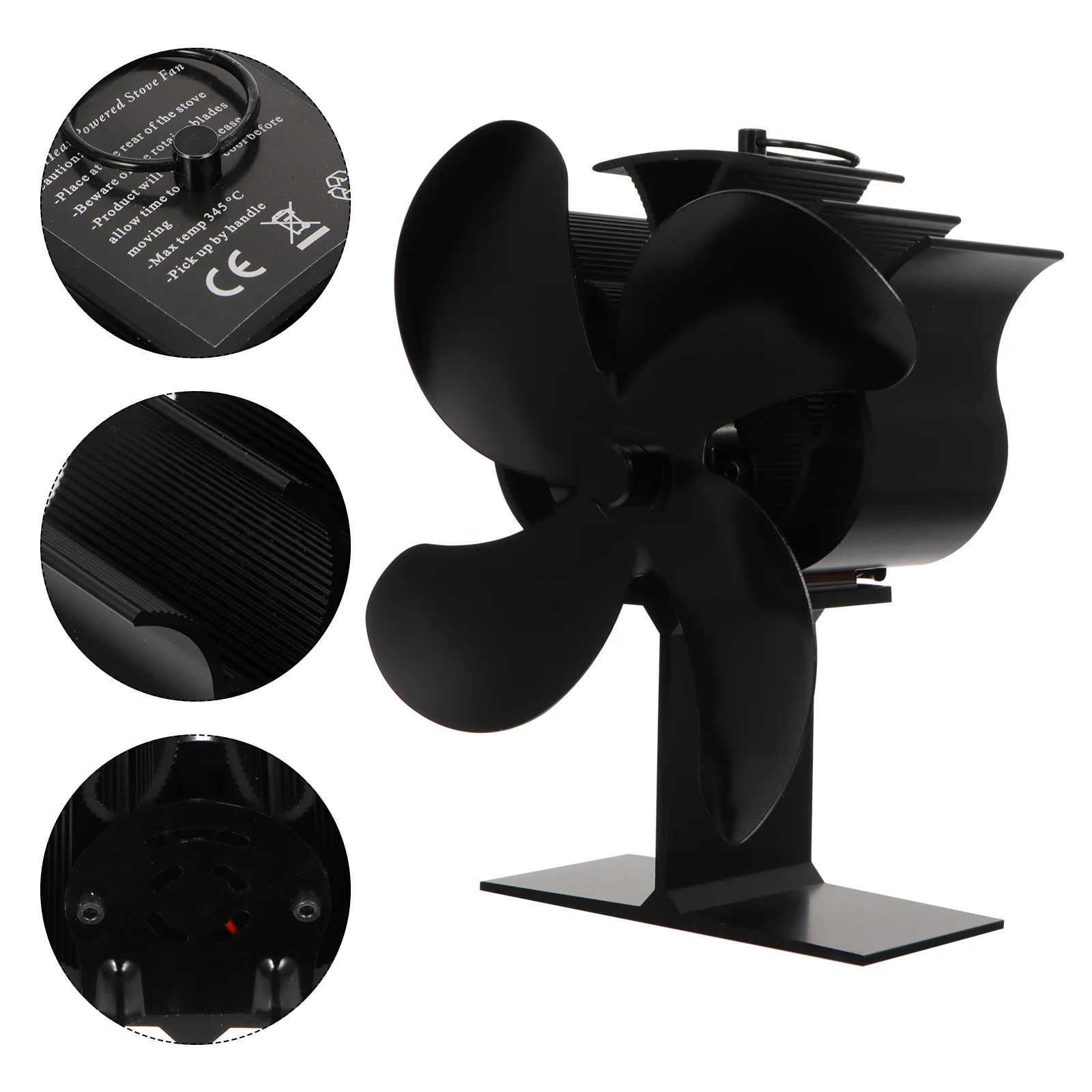 

1pc Convenient Useful Stove Fan Thermal Fan for Inside Home Indoor