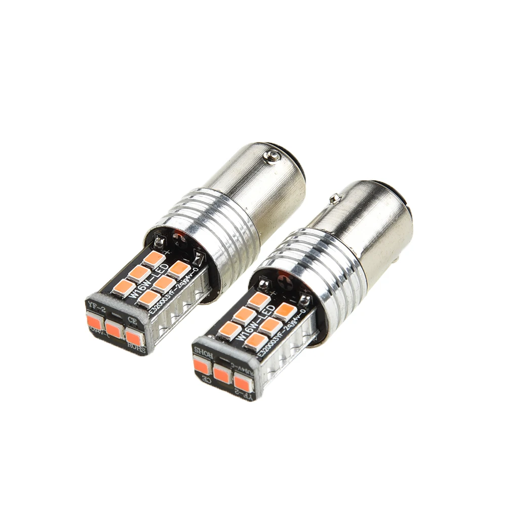 

2PCS 1157 Car LED Brake Tail Light 15LEDS 2835 LED Car Tail Bulb Brake Lights Reverse Lamp Daytime Running Signal Light