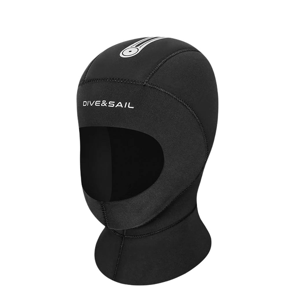

5MM Diving Cap With Shoulder Thermal Snorkeling Equipment Scuba Hoodie Hat Headgear Neck Cover Winter Swim Cap for Men