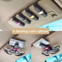 glasses clips for car sun visor sunglasses storage holder glasses portable multi function clip car card ticket clips universal