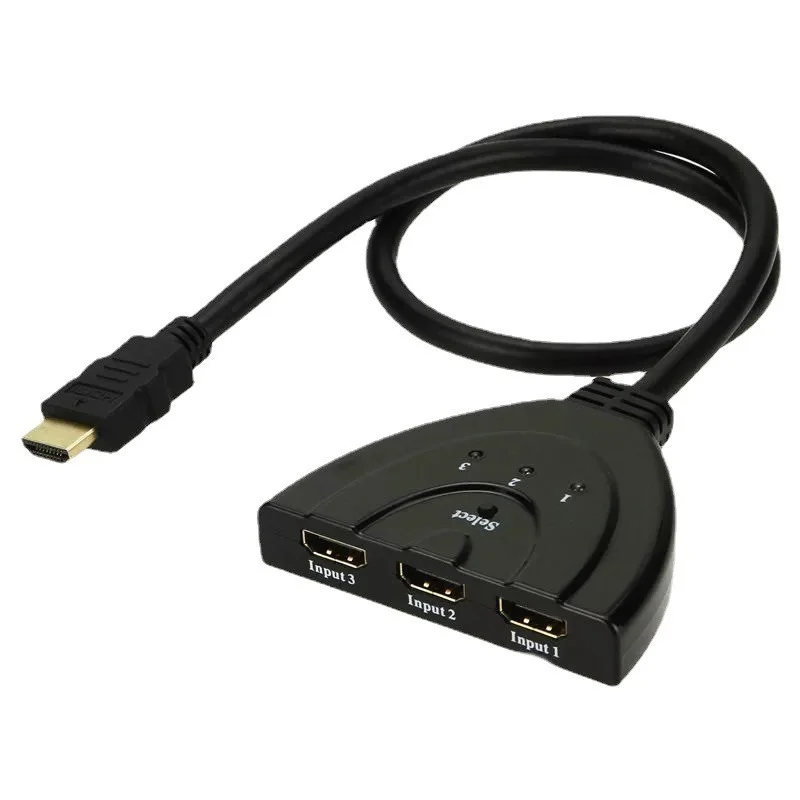 

4K*2K 3D Mini 3 Port HDMI-compatible Switch 1.4b 4K Switcher Splitter 1080P 3 In 1 Out Port Hub for DVD HDTV Xbox PS3 PS4