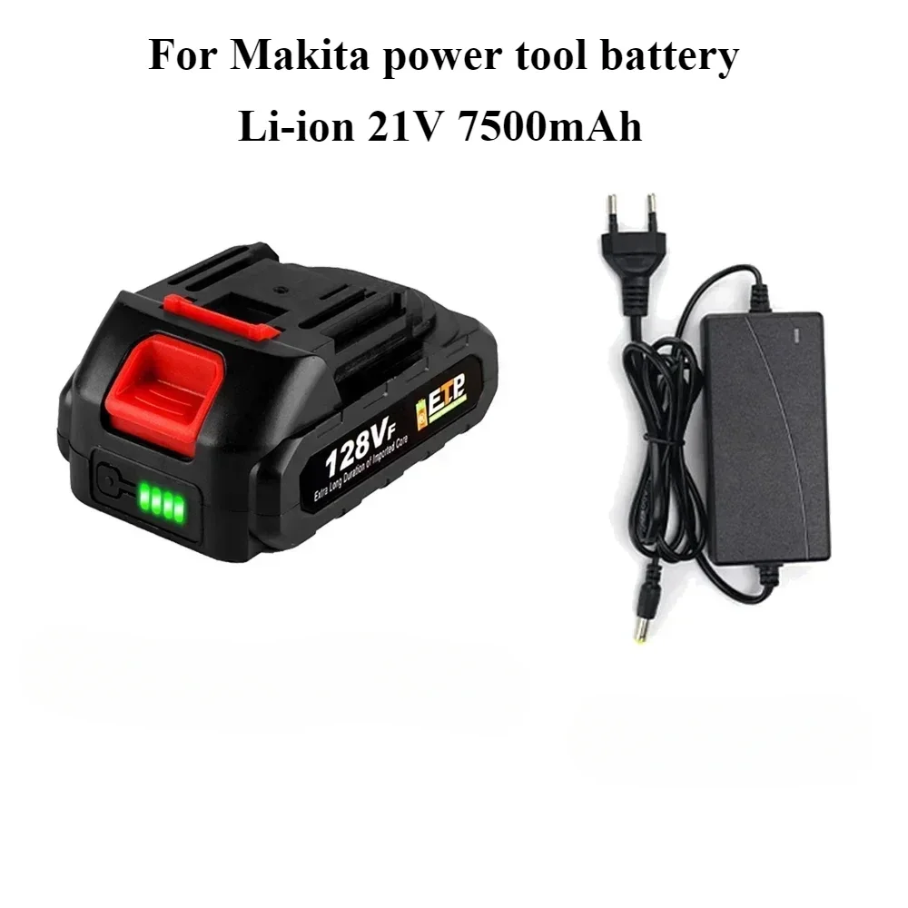 21 В литий-ионный аккумулятор большой емкости со светодиодным индикатором для Makita