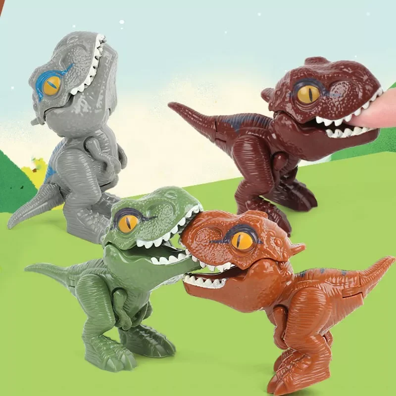 

Finger Dinosaur Egg Toy Creative Tricky Tyrannosaurus Model Dinosaur Toy Interactive Biting Hand Dinosaur Childrens Gifts