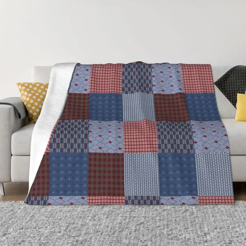 

Moss Green Mini Gingham Check Plaid Blanket for Office Bedroom Couch Bedspreads Flannel Fleece Warm Geometric Throw Blankets