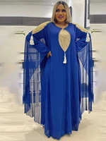 plus size chiffon boubou robe africaine femme muslim kaftan abaya dress ankara dashiki outfits two pieces set 2022 wedding party