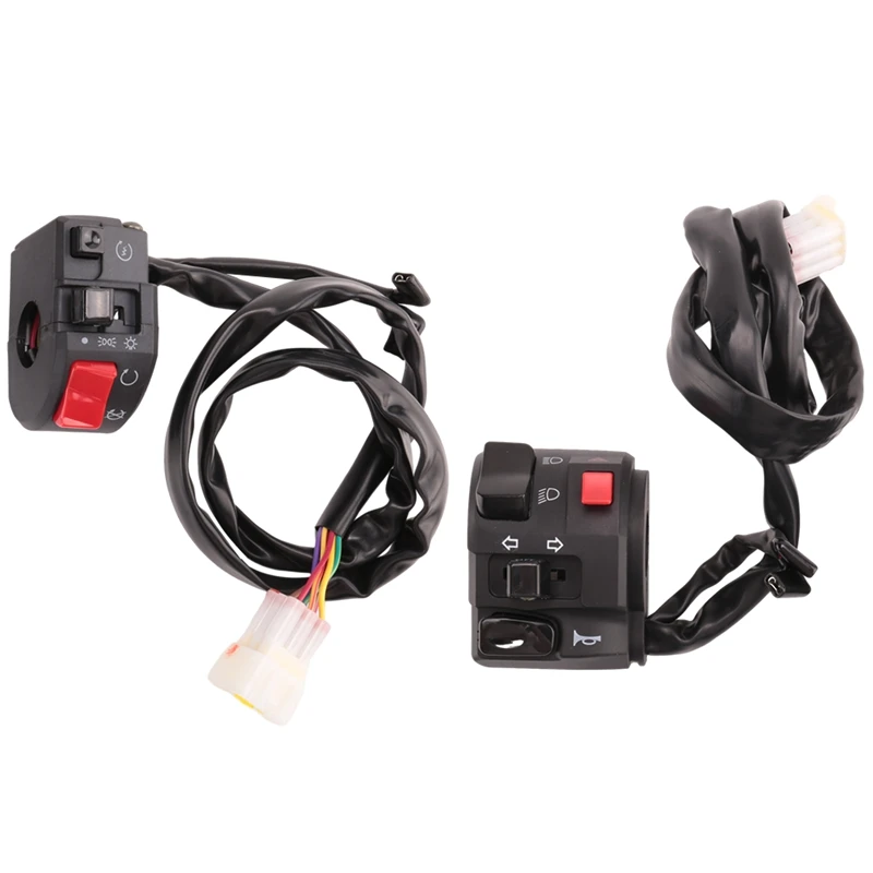 7/8 дюймов 22 мм ATV переключатели управления рулем мотоцикла левый и правый для