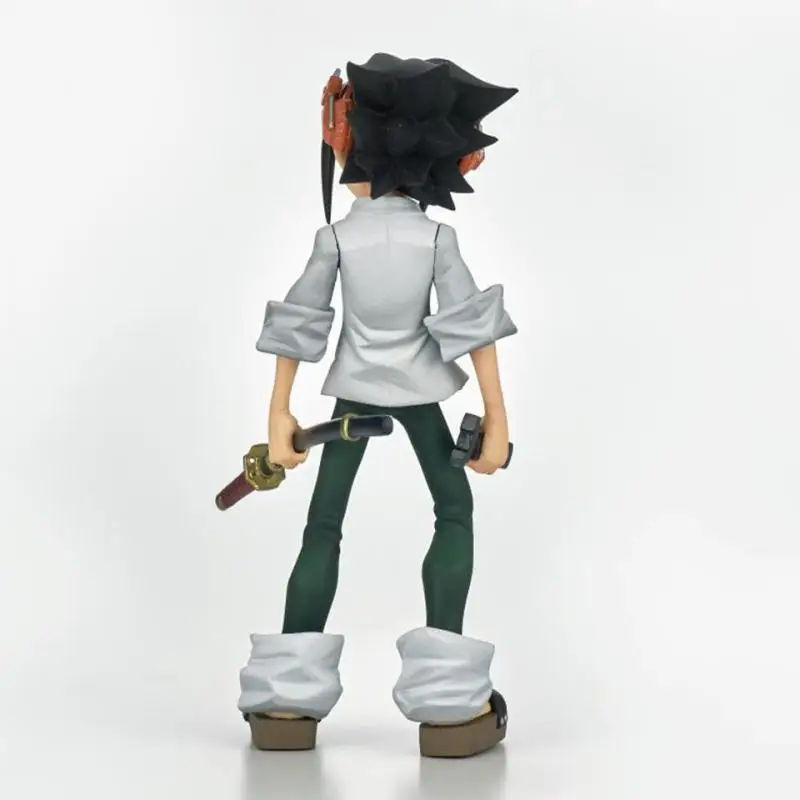 Фото Оригинальная фигурка Bandai Shaman King You Asakura из ПВХ, аниме-модель, в коробке, игрушка, подарок, подлинная, в наличии №3