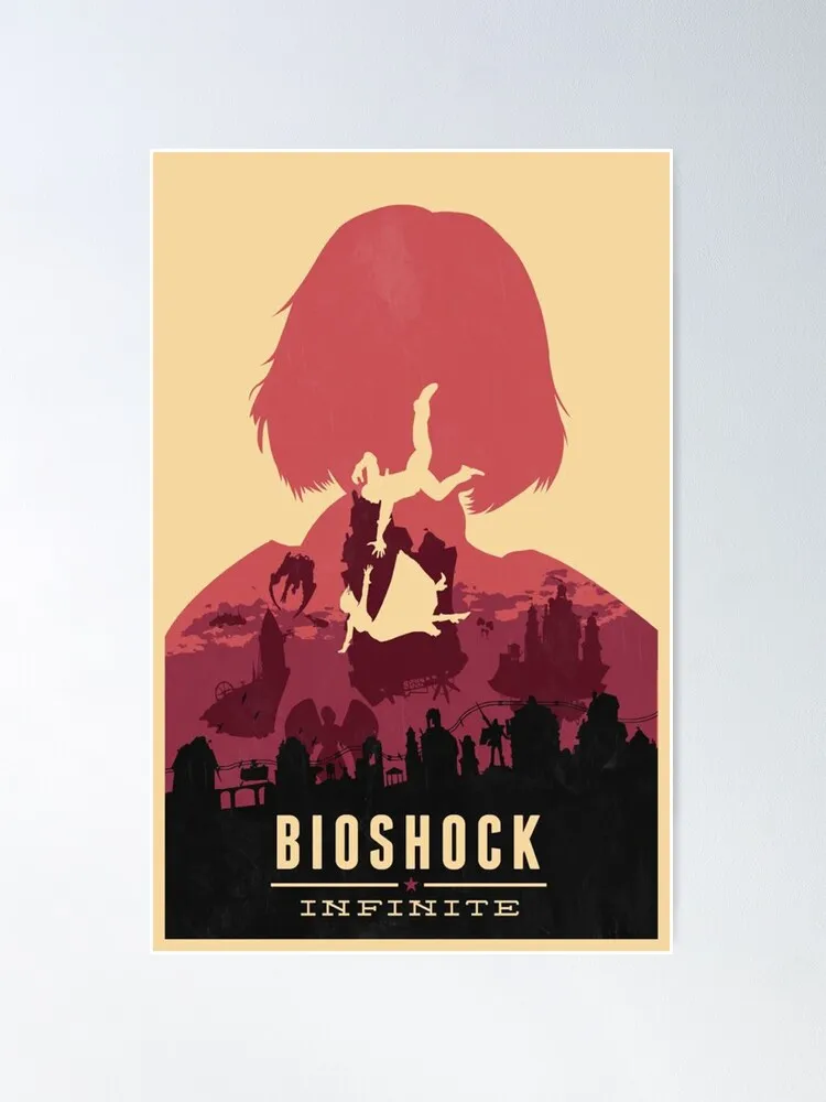 

Bioshock Infinite Poster Printed Canvas Posters Wall Art Home Office Decor