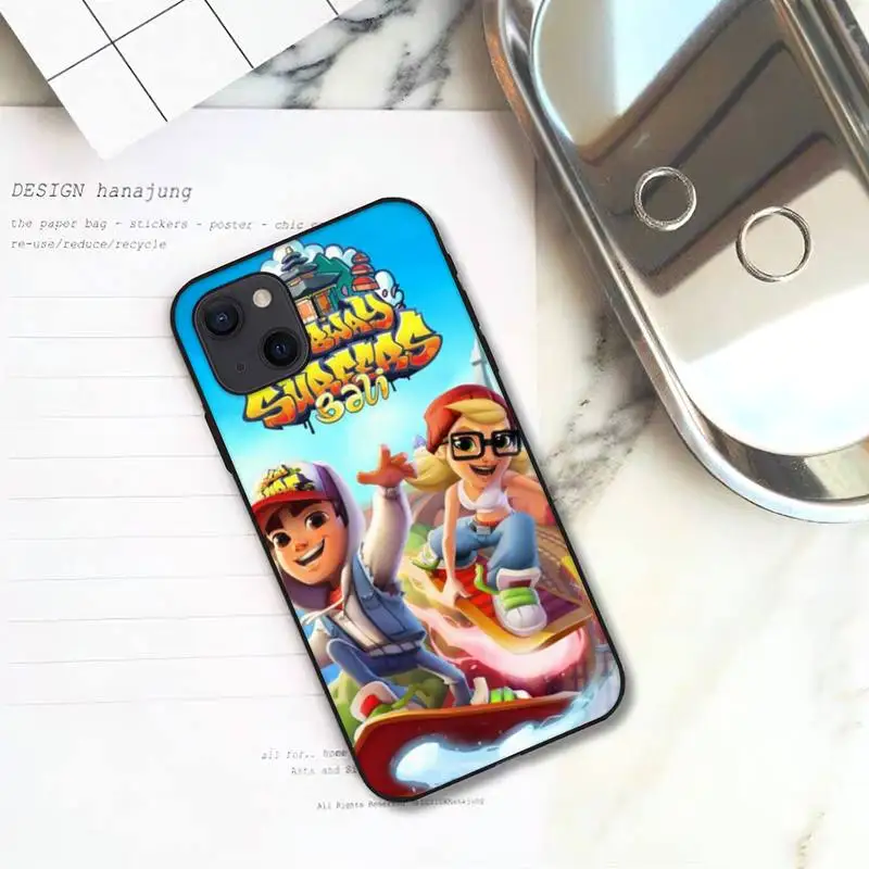 Чехол для телефона с принтом Метро Серферс iPhone 11 12 Mini 13 Pro XS Max X 8 7 6s Plus 5 SE XR |