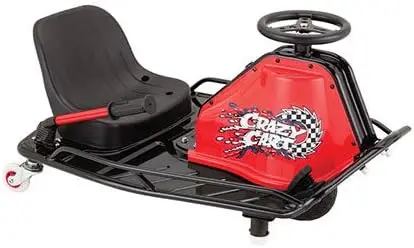 

Cart - 24V Drifting Go Kart - Variable Speed, Up to 12 mph, for Controlled Drifts, Black/Red speed cassette speed cassette