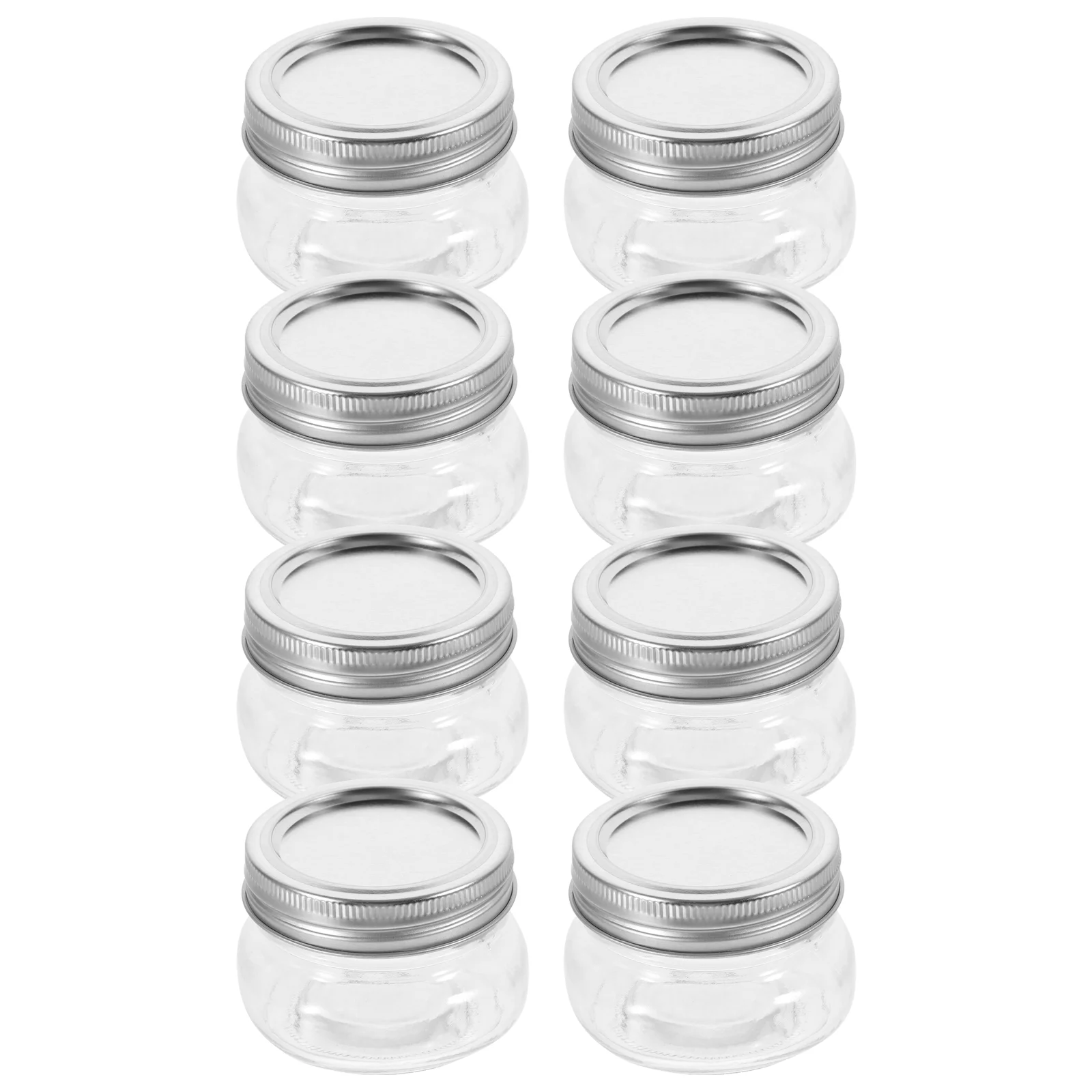 

8Pcs Sealed Jam Jars Airtight Mason Jars Empty Small Jelly Jars Multi-use Small Jam Storage Holders
