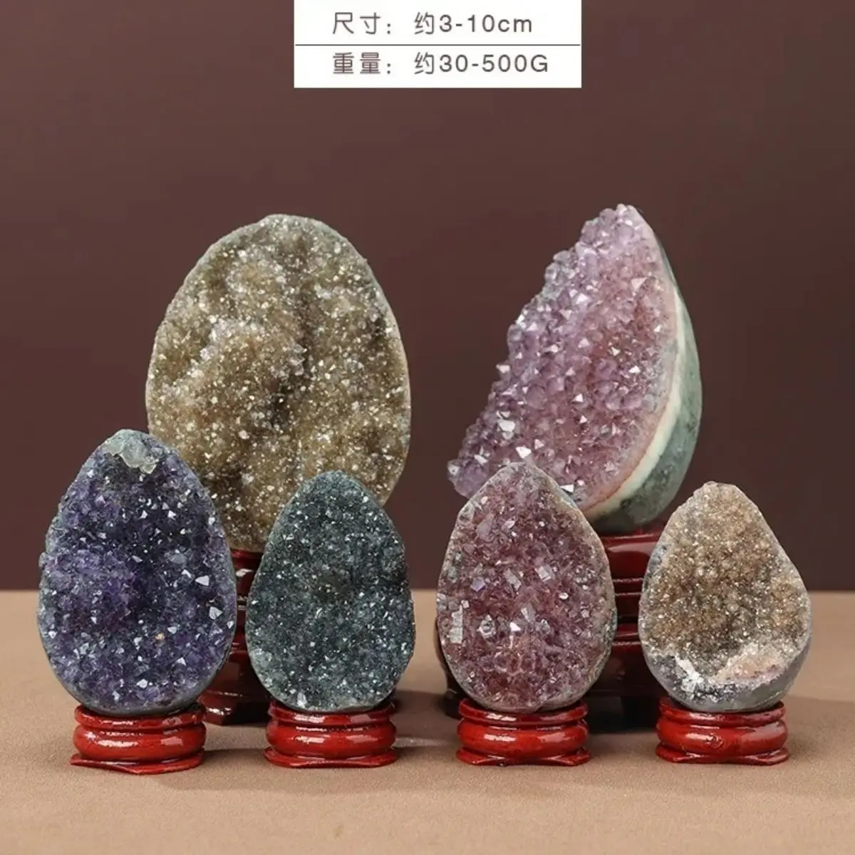 Natural Uruguayan Amethyst Dinosaur Tempera Crystal Deagnetization Fine Ornaments Aquarium Landscaping Background Wall Inlaid