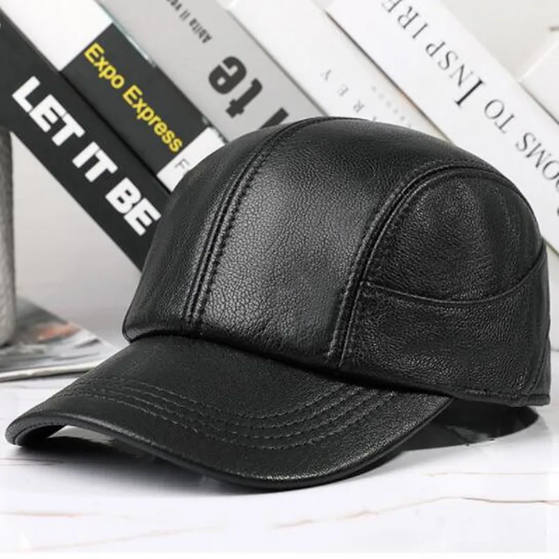 

Кепка из натуральной кожи, новинка сезона осень-зима 2022, бейсболки из овечьей кожи для мужчин и женщин, шапки для вечеринок, модная брендовая кожаная Кепка унисекс