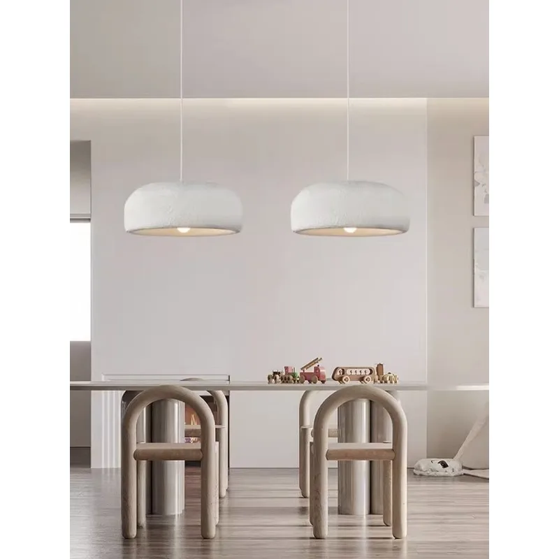 

Art Led Chandelier Pendant Lamp Wabi-sabi style restaurant table modern minimalist Lights Room Decor Nordic designer recommended