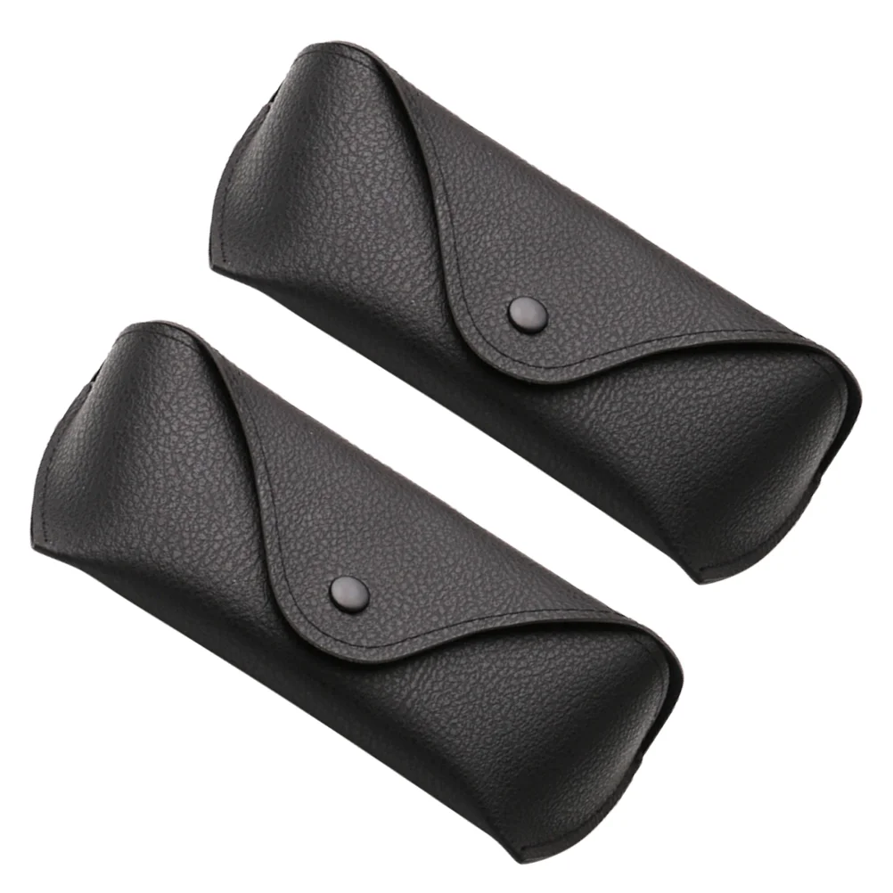 

2pcs Glasses Cases Classic Oxford Cloth Grain Anti-pressure Sunglasses Box (Black) Mens