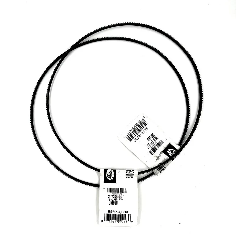 

2PCS/lot 5M690/5M670/5M650/5M730/5M710/5M450/5M487/5M437/5M462/5M475 drive belts Gates Polyflex to be use on Emco 8 Lathe drive