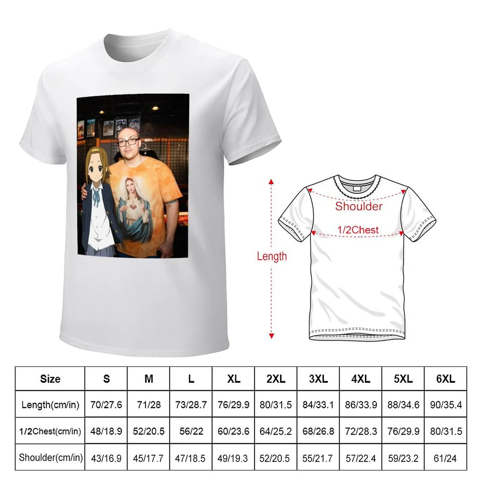 Ритони Сутана - К-Он! Футболка Ritsu Tainaka &amp Anthony Fantano мужская одежда мужские футболки