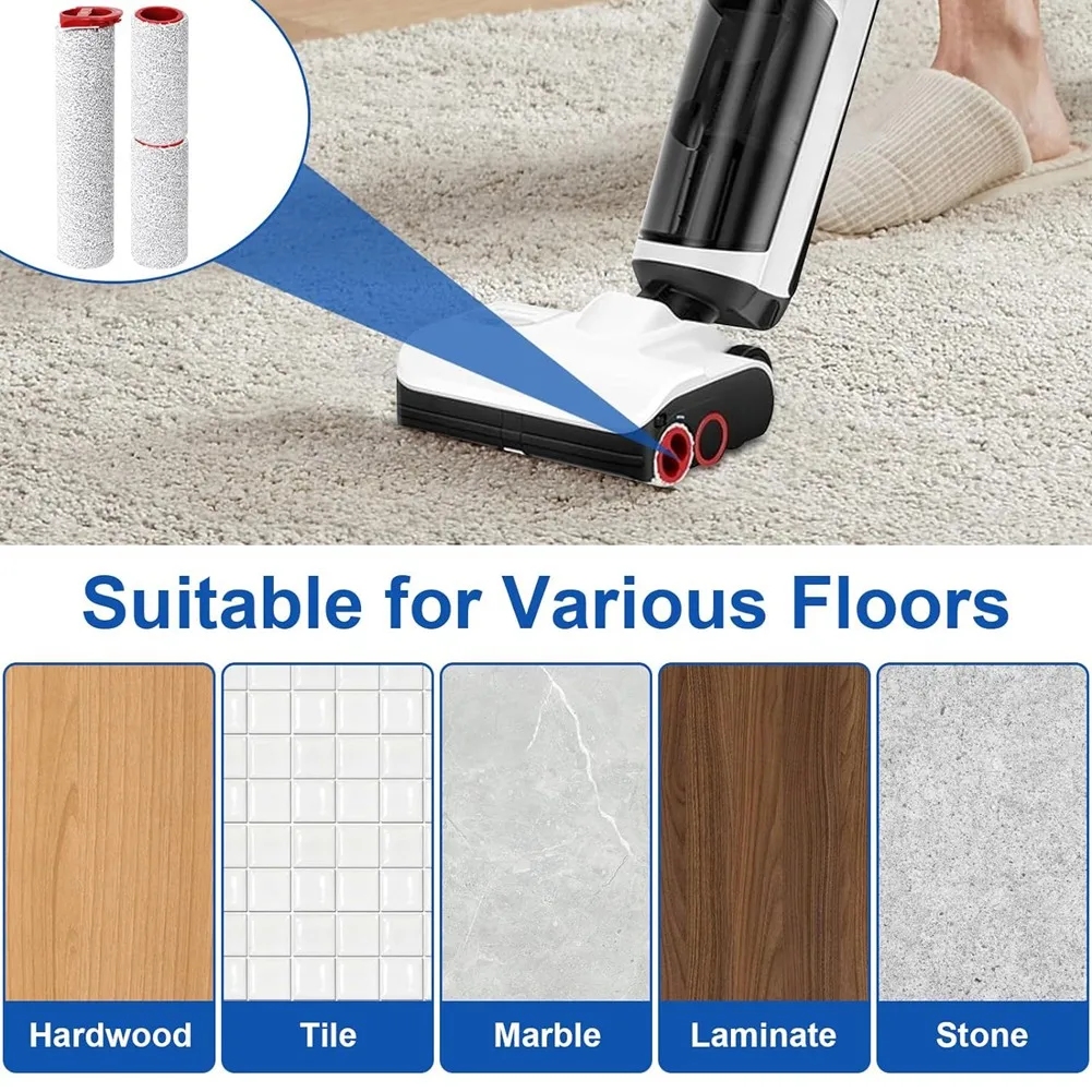 Набор роликовых щеток и фильтров Hepa для пылесоса Roborock Dyad Pro/Dyad Pro Combo запасные