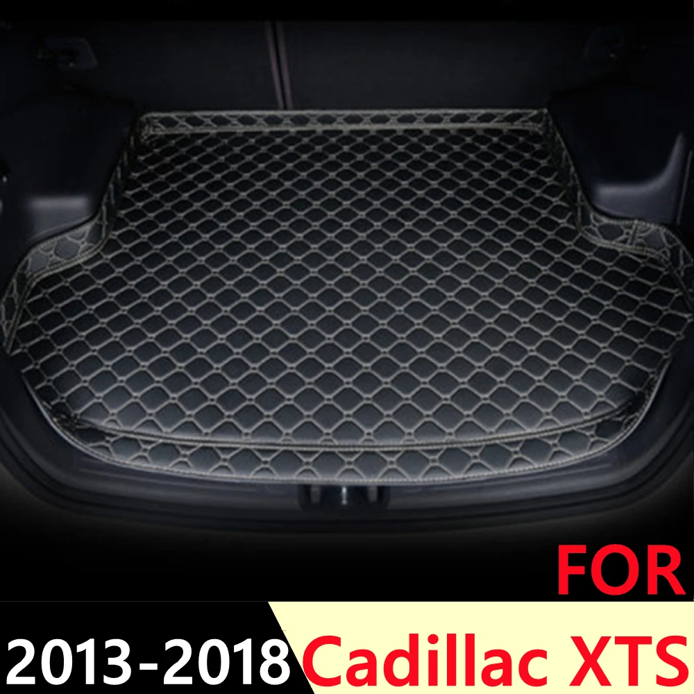 

Коврик для багажника автомобиля Cadillac XTS 2013 2014-2018, высокобоковой водонепроницаемый задний коврик для груза, коврик, аксессуары для авто, подк...