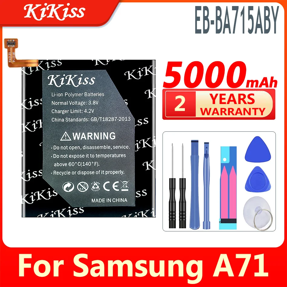 

Запасная аккумуляторная батарея для Samsung Galaxy A71, аккумулятор для телефона 5000 мАч + Инструменты