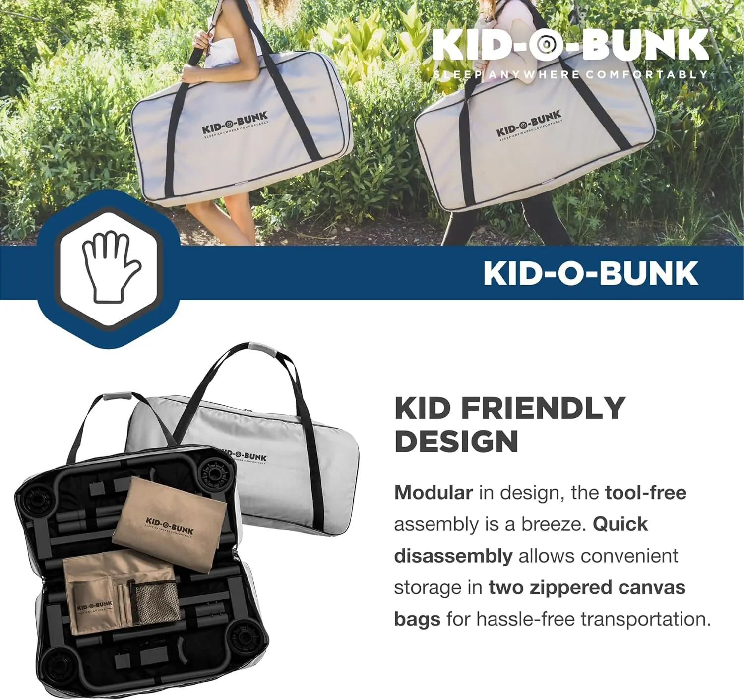 O-Bed Youth Kid-O-Bunk с органайзерами