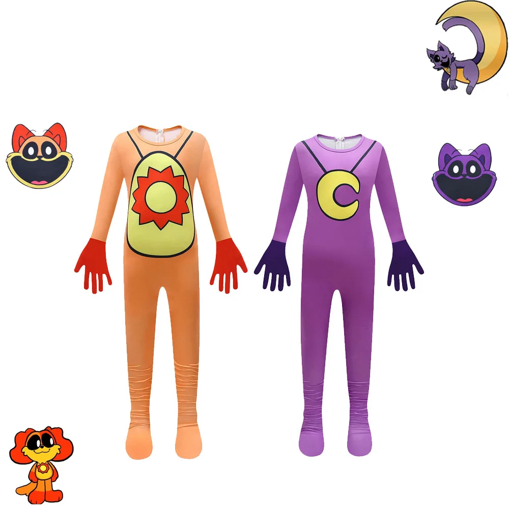 Комбинезон для косплея смайликов косплей-костюм детей на Хэллоуин