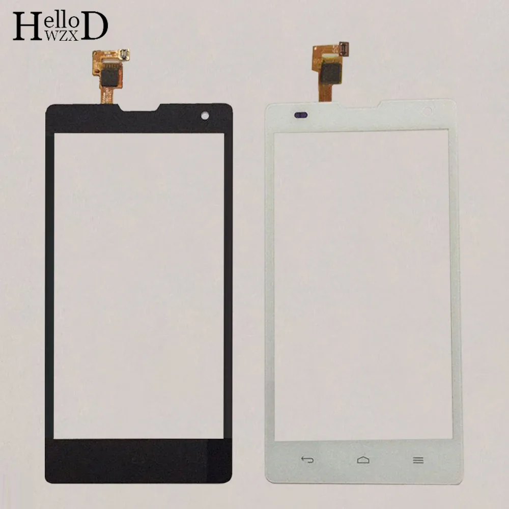 5 0 phone mobile touch screen for huawei 3c h30 g740 touch screen front glass panel digitizer replacement parts protector film free global shipping