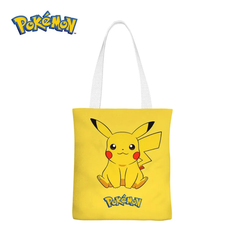 

15 style Pokemon Canvas Shoulder Bags Pikachu Gengar Charmander Cartoon Messenger Bag Cute Waterproof Handbag Birthday Gift