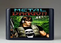 16 bit md game card metal dragon include retail box for sega genesis mega drive us version