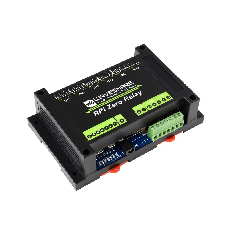 Промышленный 6-канальный релейный модуль AvaCore для Raspberry Pi Zero, RS485CAN, с изолированной защитой (art.: 3920dc104e2ed) - 3920dc104e2ed