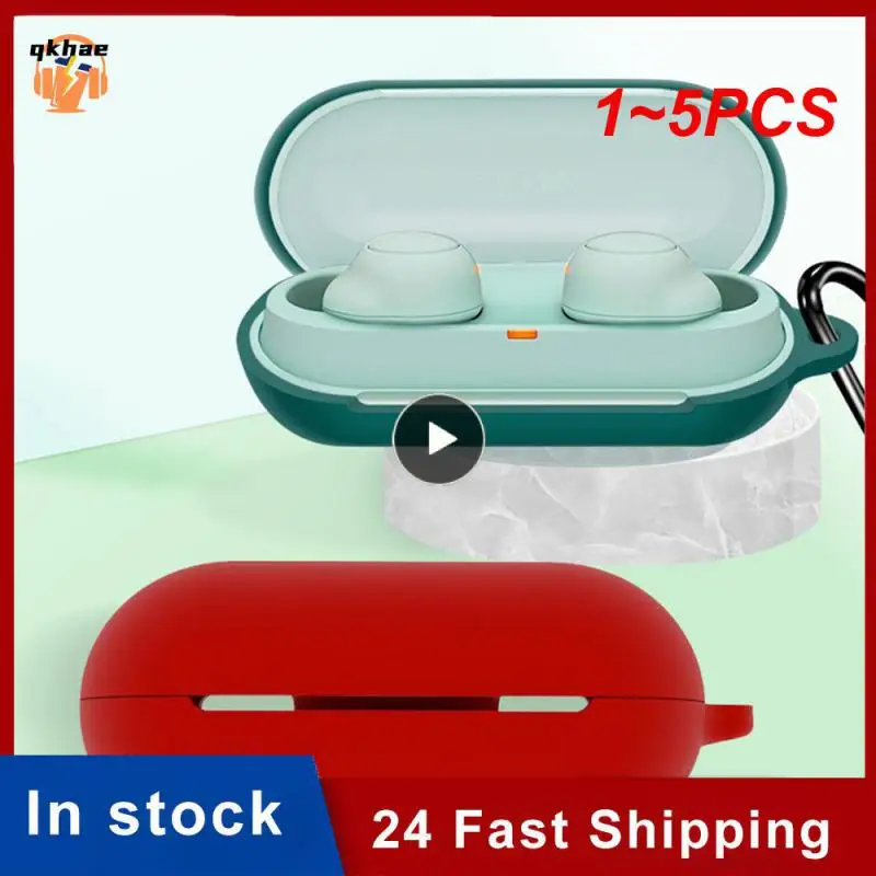 

1~5PCS Dust-proof Protective Cases Soft Shells For WF-C500 Earphones Shells Anti-fall Covers Precise Cutout Dropship