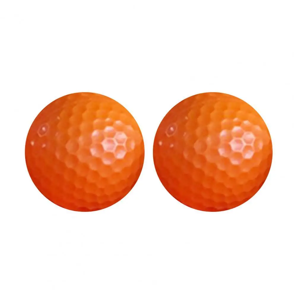 

2Pcs Practical High Visibility Golf Light Balls Golf Balls Wear Resistant Safety