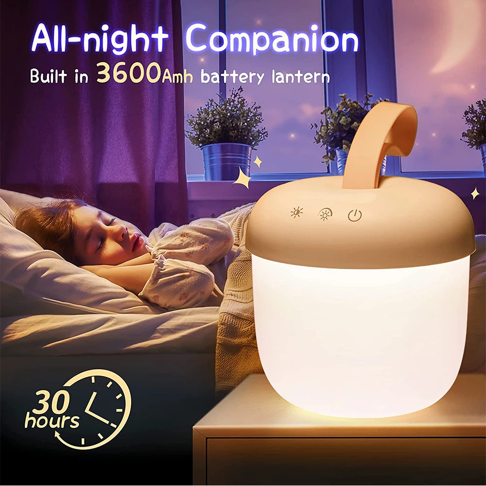 

LED Night Light Cute Pat Light USB Intelligent Silica Gel Night Lamp Touch Sensor Atmosphere Lamp Bedroom Bedside Table Lamp