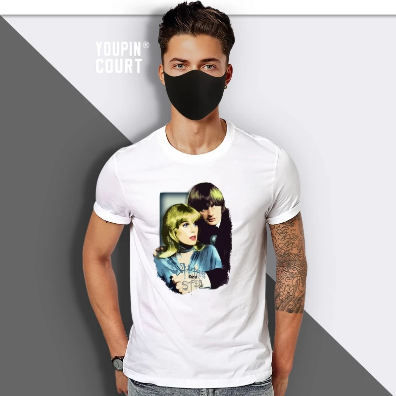 

T-SHIRT Sapphire and SteelMen's & Women's Tees in (LazyCarrot) sci-fi retro time travel joanna lumley man from uncle