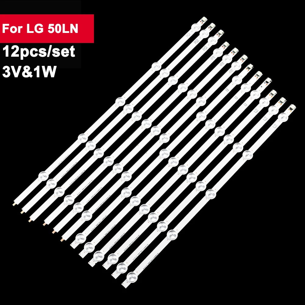 12 шт., подсветка для телевизора LG 50LN 50LN540S-ZA 50LN540U-ZA 50LN540U-ZB 50LN540V-ZA 50LN541V-ZC 50LN550V-ZD 50LN5400-CA