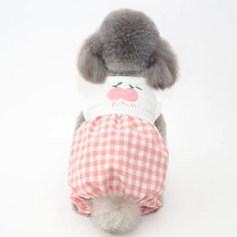 

Summer Dog Overalls Rompers Puppy Clothing Small Dog Costume Jumpsuit Pants Pajamas Yorkie Bichon Poodle Pomeranian Dog Clothes