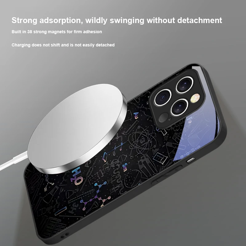 Фото выиграйте быстрого успеха для iPhone 16 15 P ro 14 13 Plus 12 mini 11 Pro Max XR Xs X 7 8 22 16E 16ProMax Стеклянный чехол для телефона Magsafe №5