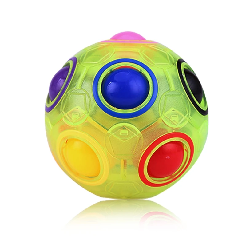 

Fingertip Spinner Interactive Mini Puzzle Toy Stimulation Sensory Anti-Anxiety Football Cube Orbiting Ring Cube